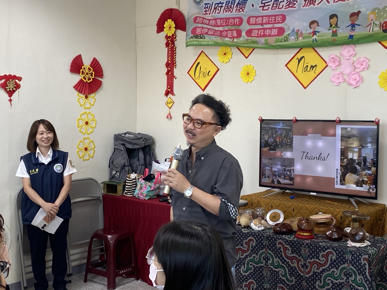與會港人張先生分享在臺生活體驗
