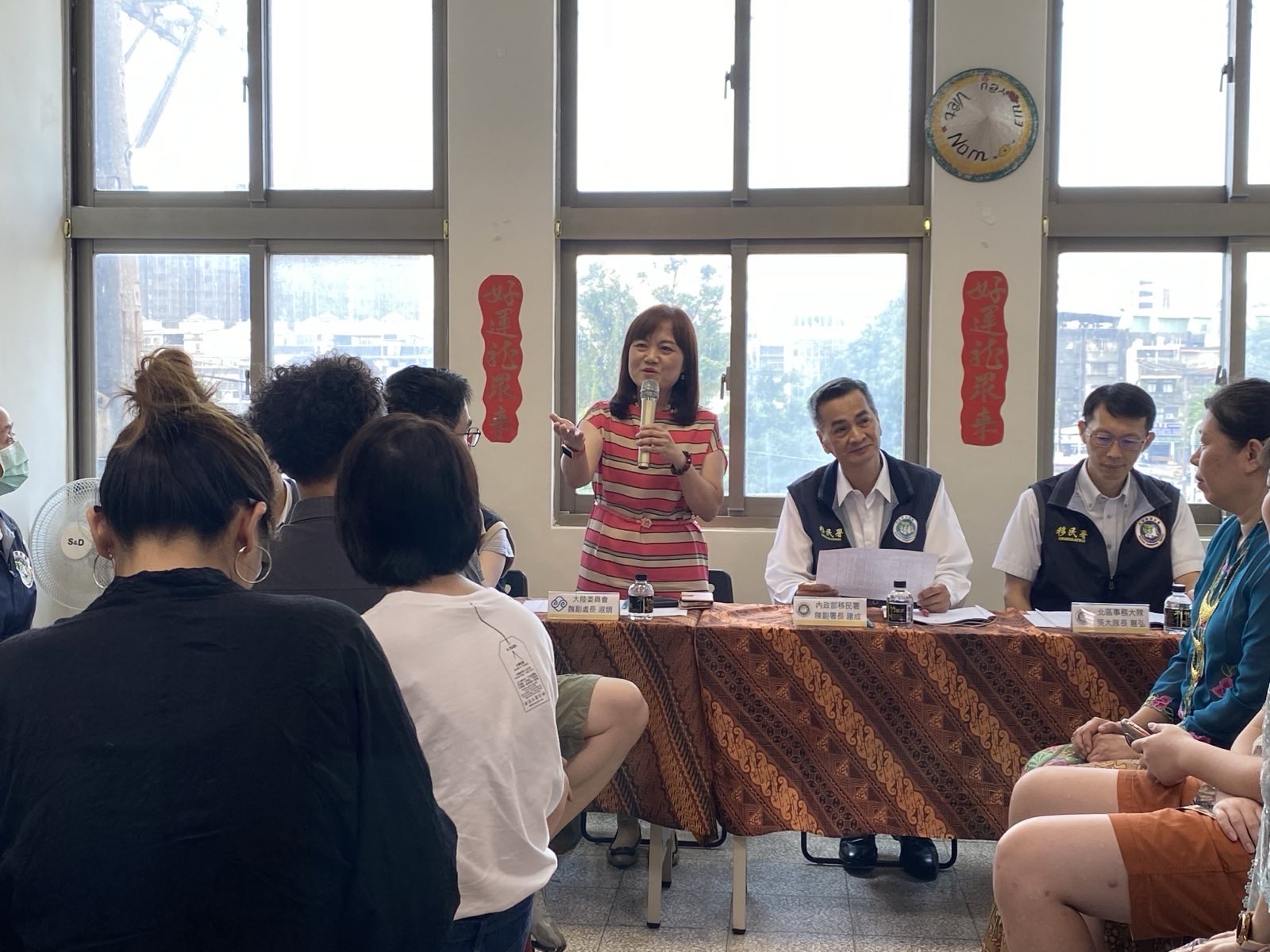 魏副處長出席新住民座談會，與香港新住民交流