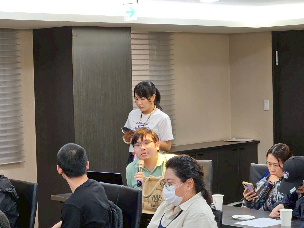 現場同學提問