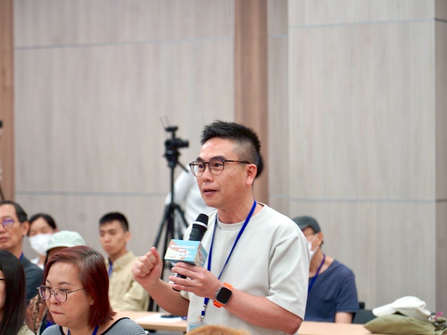 與會港澳朋友提問