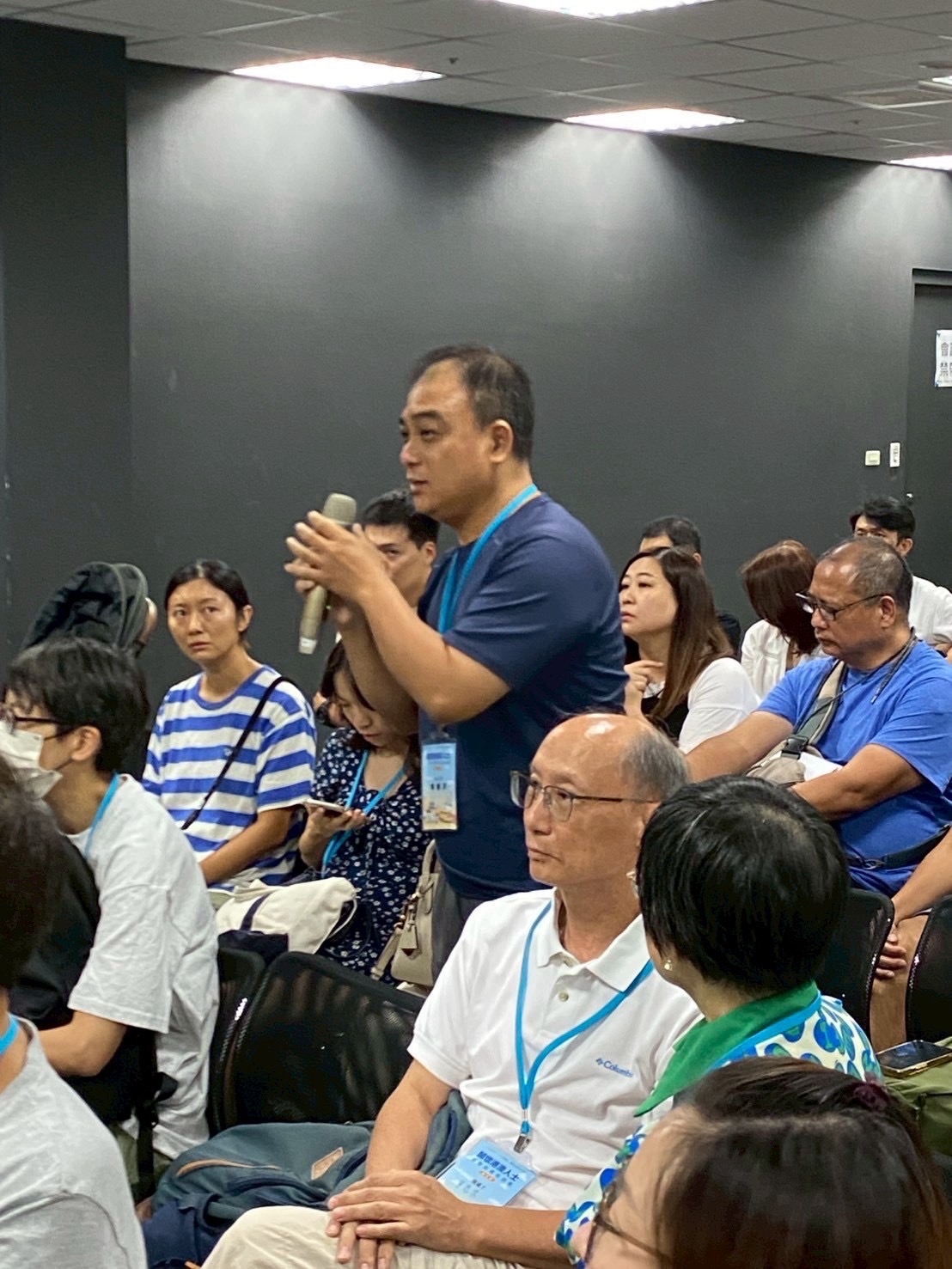 與會港澳人士現場提問