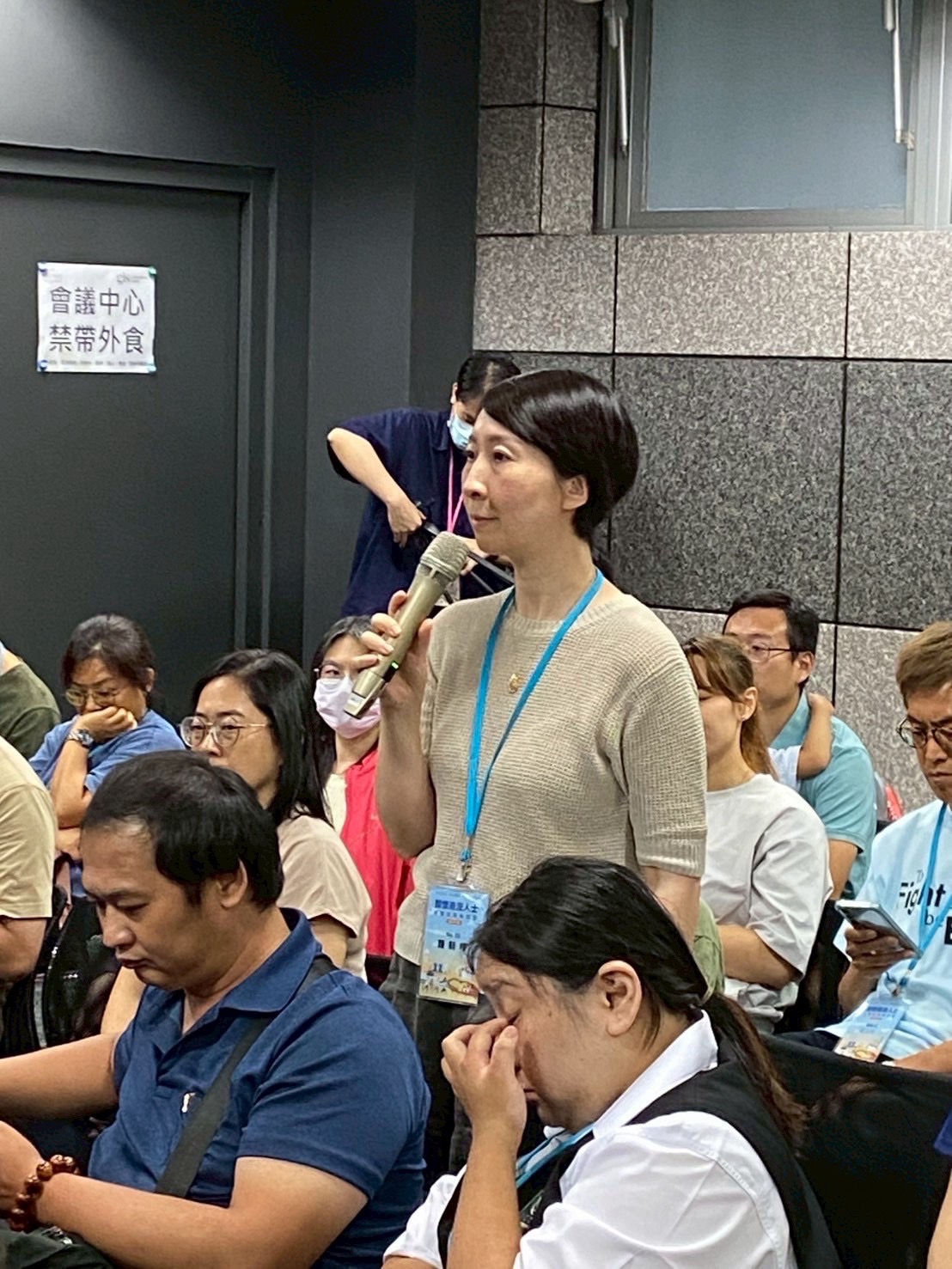 與會港澳人士現場提問