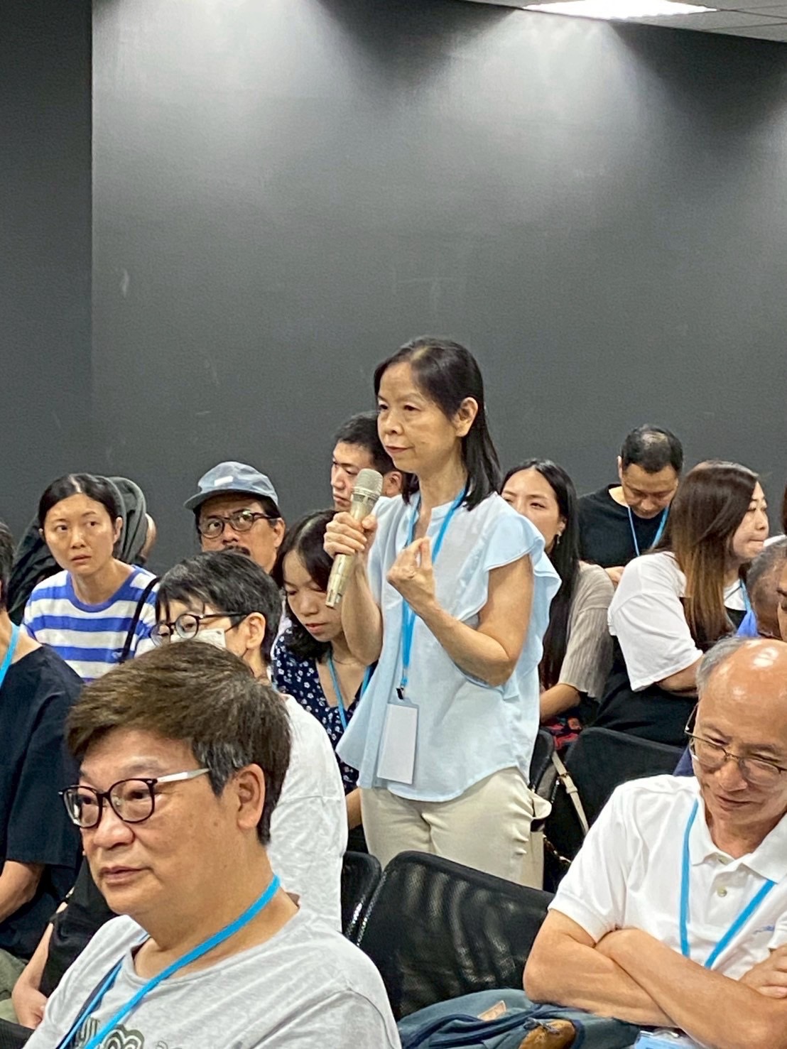 與會港澳人士現場提問