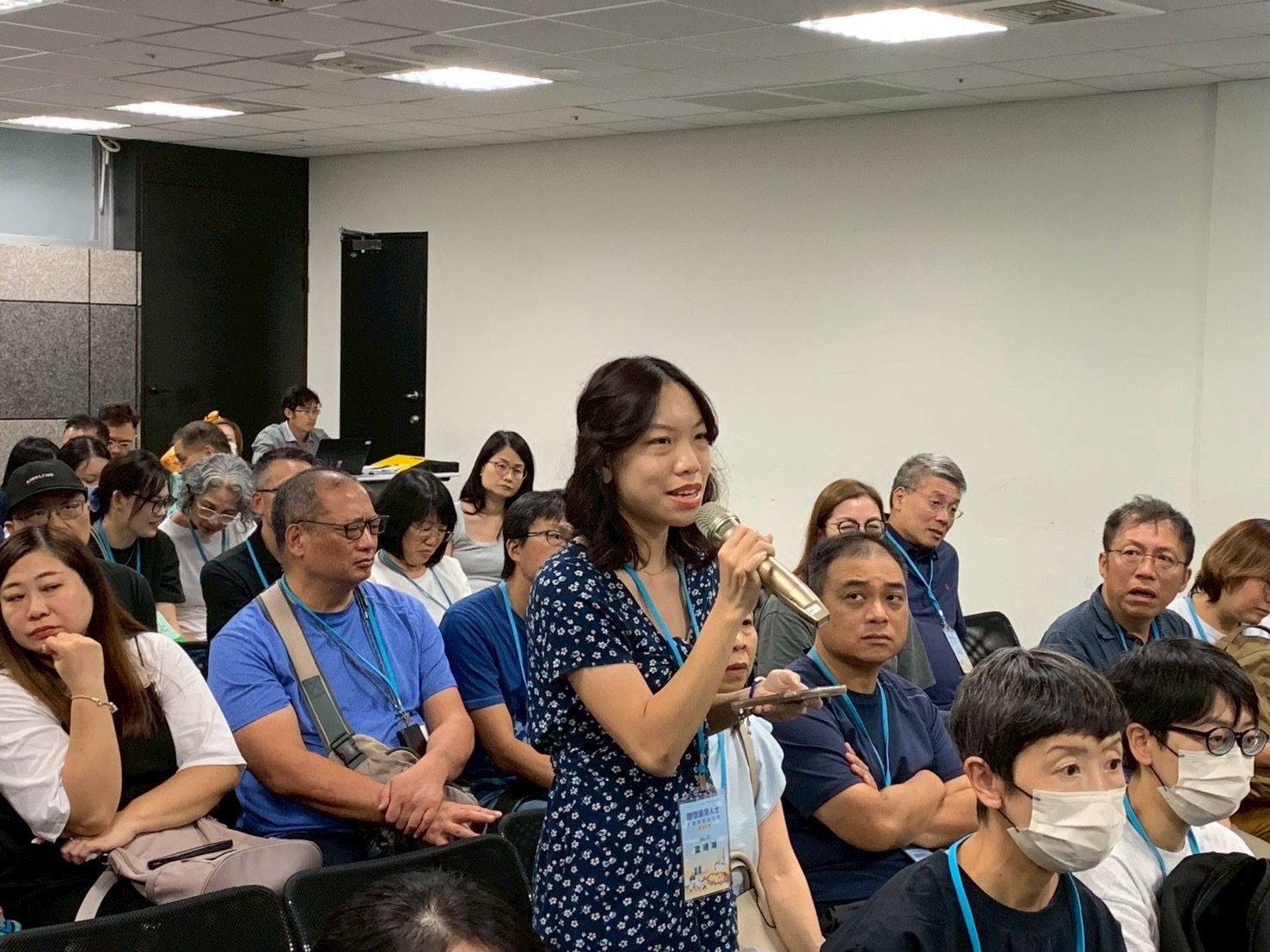 與會港澳人士現場提問