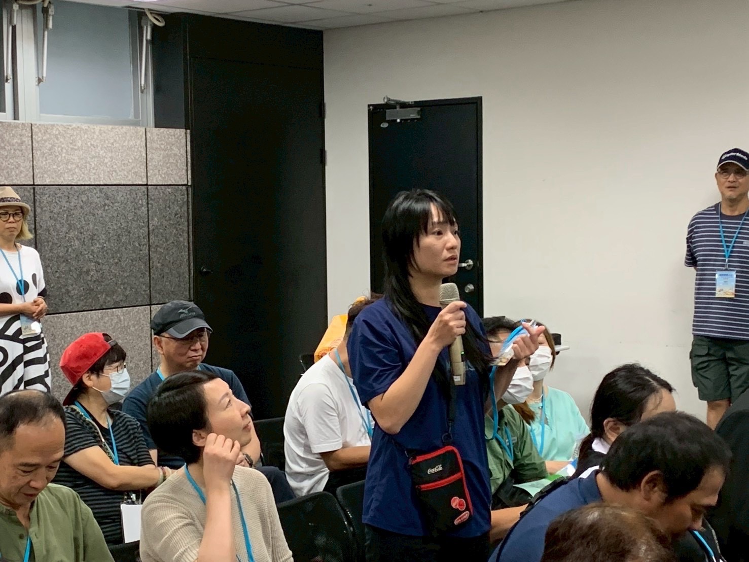 與會港澳人士現場提問