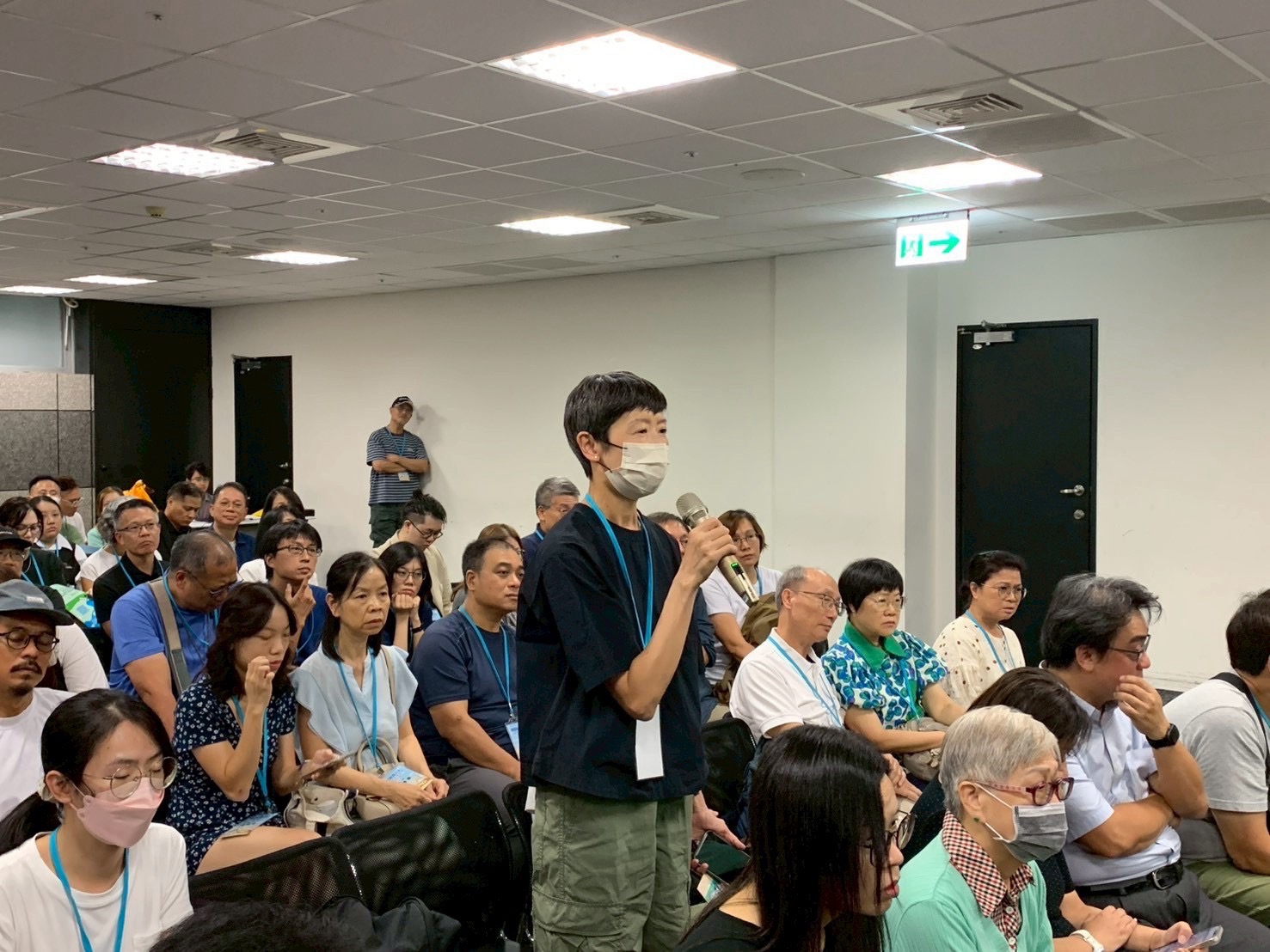 與會港澳人士現場提問