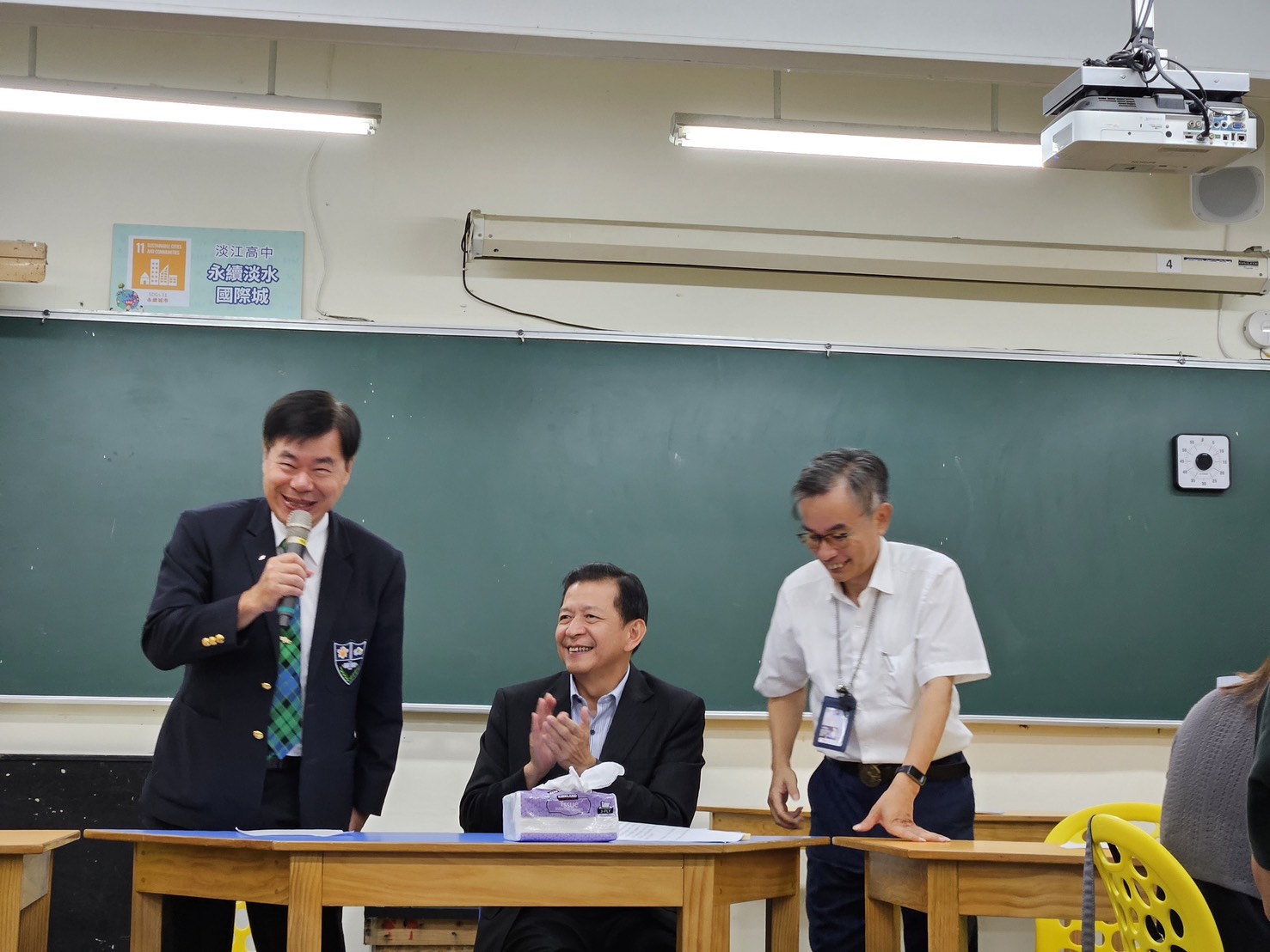 淡江高中周國生校長致詞