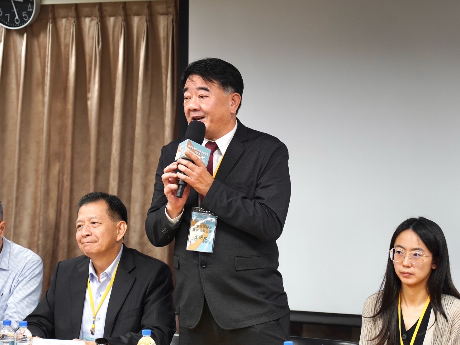 中華民國移民商業同業公會王炳元理事長致詞