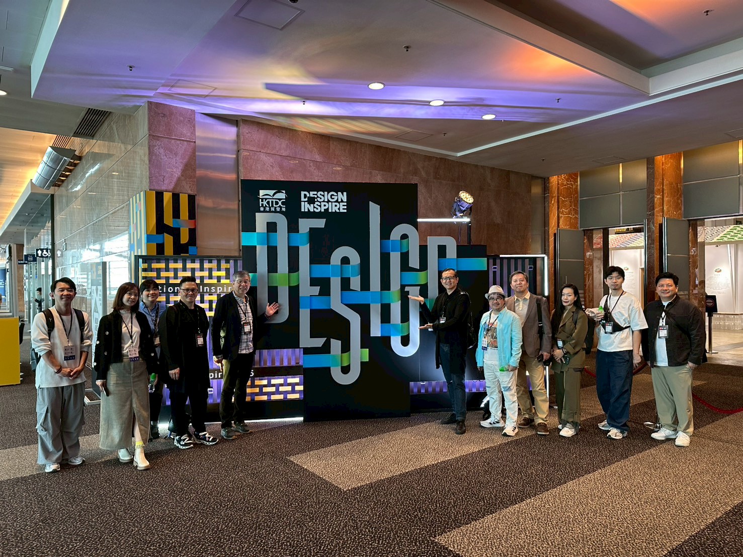 參訪團前往BODW觀展