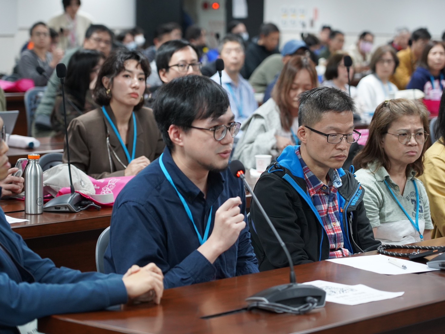 現場港澳人士提問