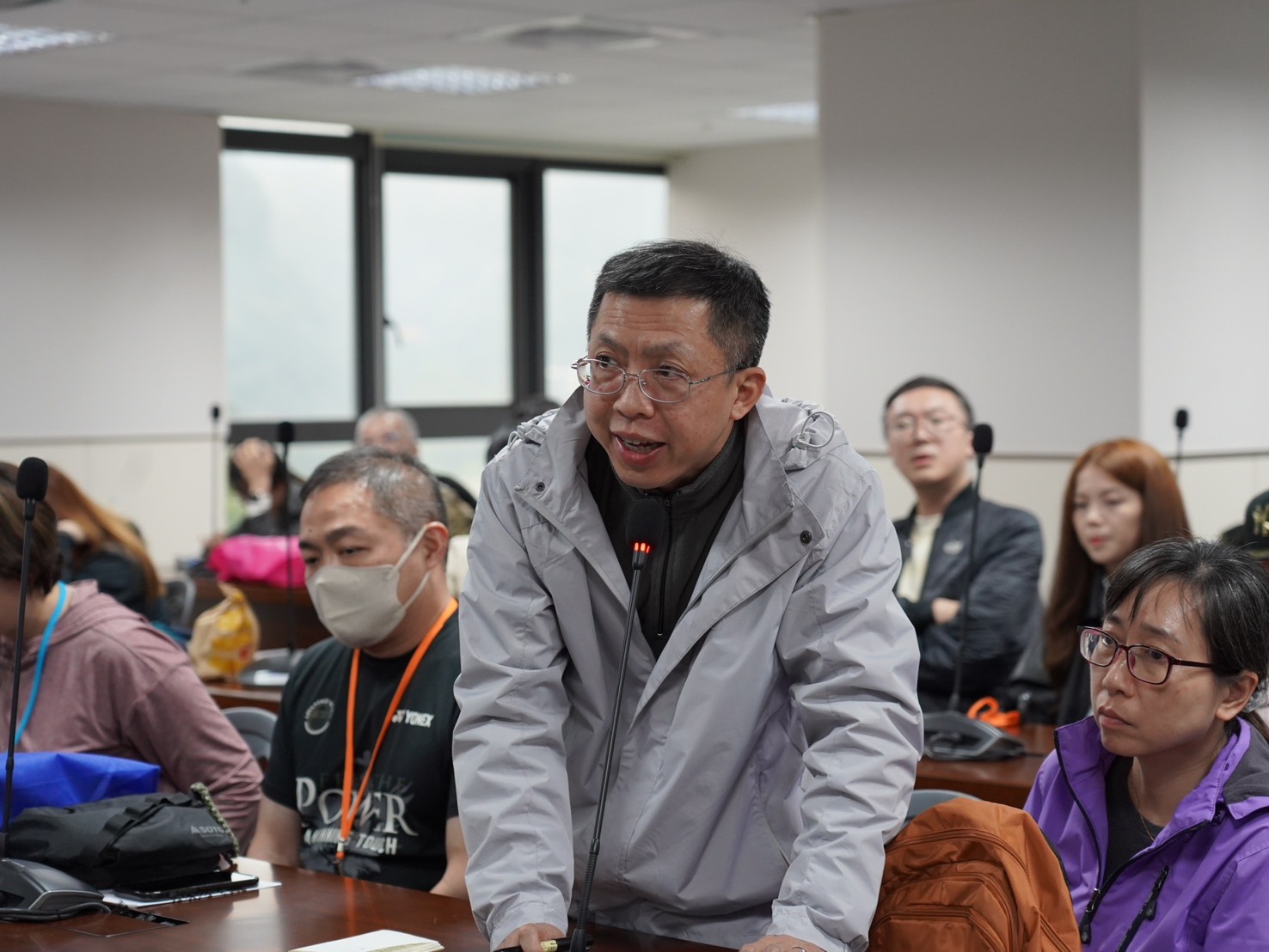 現場港澳人士提問