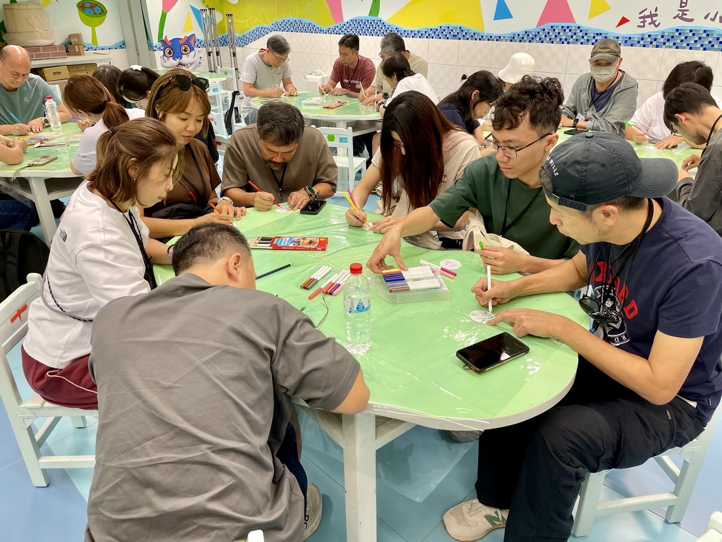 DIY桐花鏡鑰匙圈