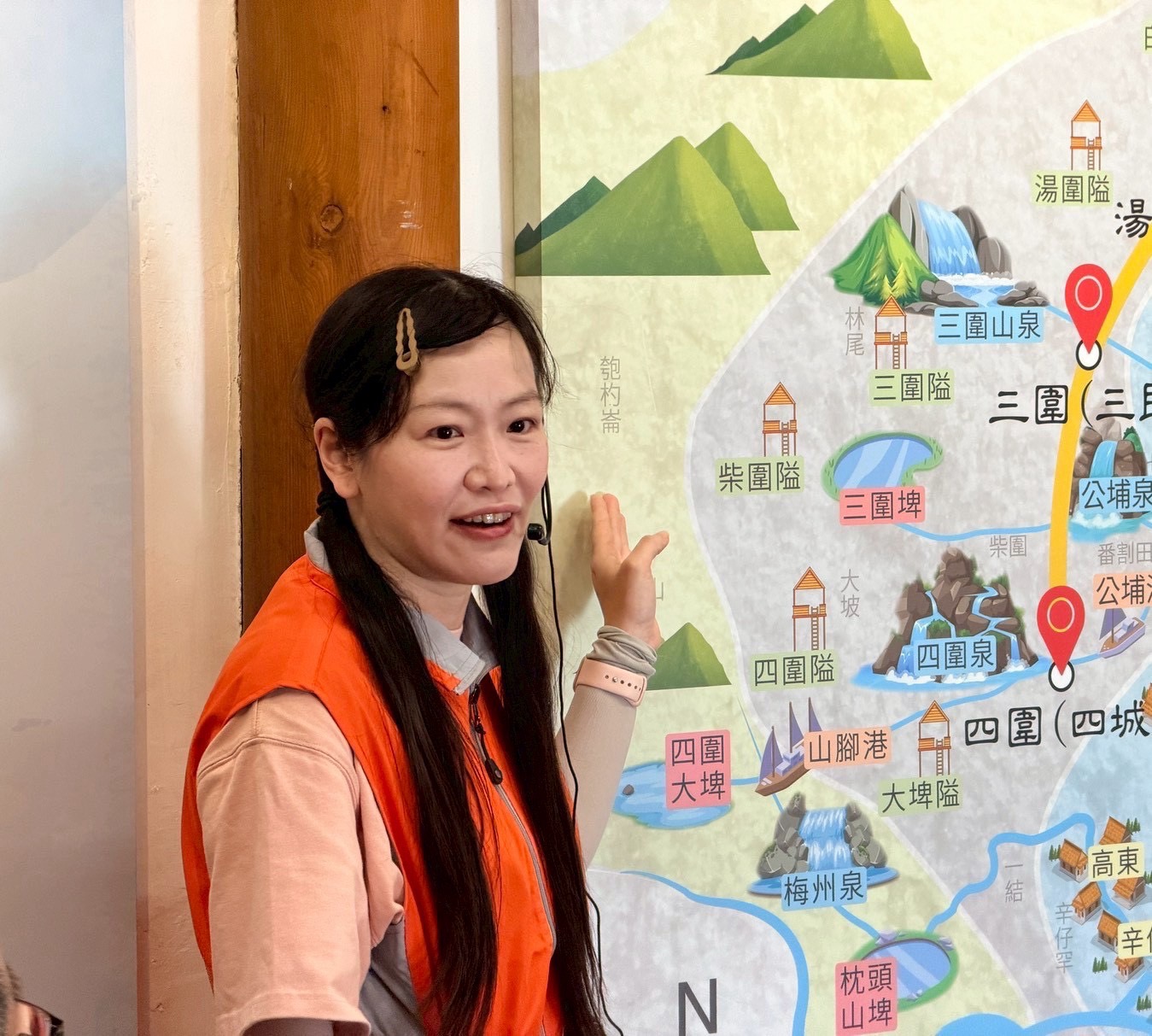 吳美兒女士導覽吳沙故居