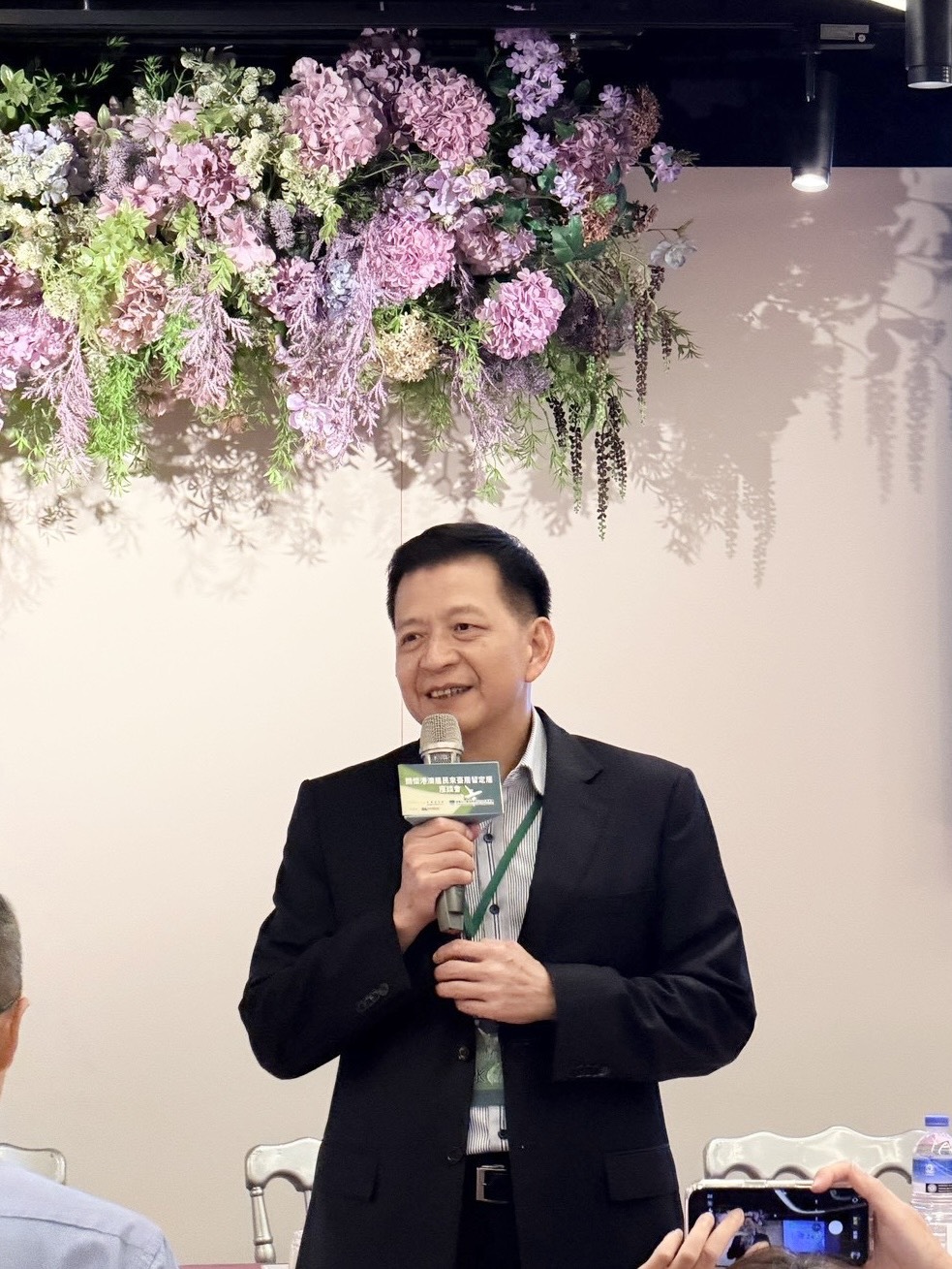 陸委會港蒙處處長兼本會秘書長盧長水致詞